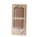 Кожаный чехол для iPhone 5 / 5S Vetti Craft Slimflip Normal Series, цвет khaki lychee (IPO5SFNS110113)