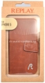Кожаный чехол для iPhone 5 / 5S Vintage Booklet, цвет Cognac (133REB585.15)