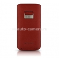 Кожаный чехол для iPhone 5C Beyzacases Retro Strap Case, цвет red (BZ01207)
