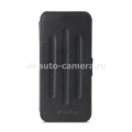 Кожаный чехол для iPhone 5C Melkco Leather Case Booka Type Craft Limited Edition Prime Verti, цвет Black Wax Leather