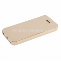 Кожаный чехол для iPhone 5C Melkco Leather Case Face Cover Book Type, цвет white