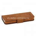 Кожаный чехол для iPhone 5C Melkco Leather Case Wallet Book Type, цвет Classic Vintage Brown