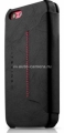 Кожаный чехол для iPhone 5С Itskins Visionary Drift, цвет Red (APNP-VISDR-REDD)