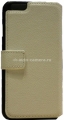 Кожаный чехол для iPhone 6 Karl Lagerfeld Trendy Booktype, цвет White (KLFLHP6TRSW)