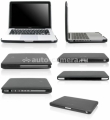 Кожаный чехол для Macbook Pro 13" Macally Protection shell, цвет черный (BOOKSHELL-2B)