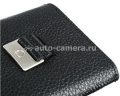 Кожаный чехол для Nokia C5 BeyzaCases Retro Strap, цвет flo black BZ18093