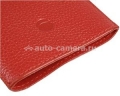 Кожаный чехол для Nokia Lumia 920 BeyzaCases Retro Super Slim Strap, цвет flo red (BZ23646)