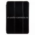 Кожаный чехол для Pad mini / iPad mini 2 (retina) Melkco Slimme Cover Type Ver.6, цвет Black LC