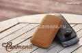 Кожаный чехол для Samsung Galaxy Nexus SGP Crumena Leather Pouch, цвет коричневый (SGP08653)