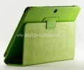 Кожаный чехол для Samsung Galaxy Note 10.1 (N8000) Optima Case, цвет green (op-n8000-lg)