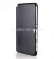 Кожаный чехол для Samsung Galaxy Note 2 (N7100) Yoobao iSlim Leather Case, цвет black