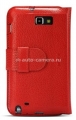 Кожаный чехол для Samsung Galaxy Note Mapi Crater Leather Wallet Case, цвет красный (M-150443)