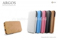Кожаный чехол для Samsung Galaxy S2 (i9100) SGP Argos Vintage, цвет розовый (SGP07733)