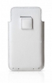 Кожаный чехол для Samsung Galaxy S3 (i9300) Laro Studio Mark Case, цвет белый/синий (LR11076)