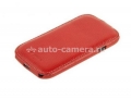 Кожаный чехол для Samsung Galaxy S3 (i9300) Melkco Premium Jacka Type, цвет red