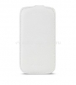 Кожаный чехол для Samsung Galaxy S3 (i9300) Melkco Premium Jacka Type, цвет white