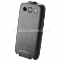 Кожаный чехол для Samsung Galaxy S3 Optima Case, цвет черный (op-gs3-bk)
