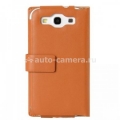 Кожаный чехол для Samsung Galaxy S3 Vetti Lusso Case Book Type, цвет brown (SGY93LBNS120302)