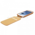 Кожаный чехол для Samsung Galaxy S3 Vetti Lusso Case Flip Type, цвет brown (SGY93LFNS120301)
