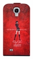 Кожаный чехол для Samsung Galaxy S4 Fonexion City Girls Flip Leather, цвет Red (CACIS4FLI01)