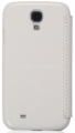 Кожаный чехол для Samsung Galaxy S4 (i9500) G-Case Slim Premium с окошком, цвет White (GG-255)