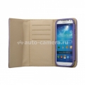Кожаный чехол для Samsung Galaxy S4 (i9500) Ozaki O!coat Zippy, цвет Lavender (OC731LV)