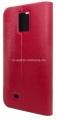 Кожаный чехол для Samsung Galaxy S4 (i9500) Ozaki Slim folio case, цвет Red (OC740RD)