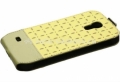 Кожаный чехол для Samsung Galaxy S4 mini (i9190) Guess Gianna Flip, цвет Yellow (GUFLS4MPEY)