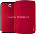 Кожаный чехол для Samsung Galaxy Tab 3 8.0 (SM-T3100 / SM-T3110) Uniq Couleur, цвет Cool in Red (GT38GAR-COLRED)