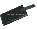 Кожаный чехол для Sony Xperia J BeyzaCases Retro Super Slim Strap, цвет flo black (BZ22533)