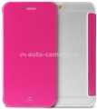 Кожаный чехол-книжка для iPhone 6 Puro eco-leather cover с зеркалом, цвет Pink (IPC647BOOKMPNK)