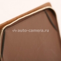 Кожаный чехол-книжка для Macbook Air 11" Jivo Executive Leather Zipper Case, цвет brown (JI-1254)