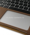 Кожаный чехол-книжка для Macbook Air 11" PDair Book Type, цвет brown (3TIPNCBX1)