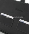 Кожаный чехол-книжка для Macbook Air 13" PDair Book Type, цвет black (3BIPM3BX1)