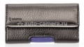 Кожаный чехол-кобура для iPhone 4 и 4S Griffin Elan Holster Metal, цвет серый с рисунком