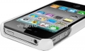 Кожаный чехол на заднюю крышку iPhone 4 и 4S SGP Genuine Leather Grip, цвет Infinity White (SGP06901)