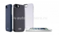 Кожаный чехол на заднюю крышку iPhone 5 / 5S PURO Eco-Leather Cover, цвет черный (IPC5BLK)