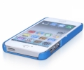 Кожаный чехол на заднюю крышку iPhone 5 / 5S SAYOO Leather Beaty, цвет blue