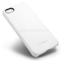 Кожаный чехол на заднюю крышку iPhone 5 / 5S SGP Genuine Leather Grip, цвет white (SGP09602)