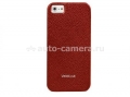 Кожаный чехол на заднюю крышку iPhone 5 / 5S Vetti Craft Leather SnapCover, цвет red lychee (IPO5LES1110109)
