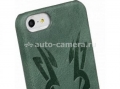 Кожаный чехол на заднюю крышку iPhone 5 / 5S Vetti Urban MyTattoo, цвет classic vintage green (O5LESTO110304)