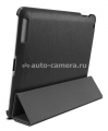 Кожаный чехол на заднюю панель iPad 2 SGP Griff Series, цвет черный (SGP07693)