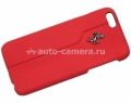 Кожаный чехол-накладка для iPhone 6 Ferrari Montecarlo Hard, цвет Red (FEMTHCP6RE)