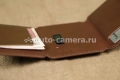 Кожаный кошелек со встроенным внешним аккумулятором для iPhone 5 / 5S / 6 / 6 Plus Unikia SEYVR 1400 mAh, цвет brown
