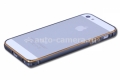 Металлический бампер для iPhone 5 / 5S Ainy QC-A008, цвет Gray (QC-A008K)