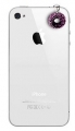 Мобильное украшение для iPhone, iPad, Samsung и HTC линия Пончик, цвет pink
