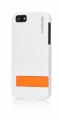 Набор чехлов для iPhone 5 / 5S Capdase Smart Folder Sider Belt, цвет orange / white (SFIH5-SB72)