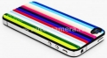 Наклейка на заднюю крышку iPhone 4 и 4S id America Cushi Stripe, цвет Multiplex (CSI-407-MLT)