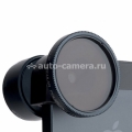Объектив для iPhone 5 / 5S Olloclip Telephoto + Circular Polarizing Lens, цвет black