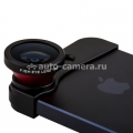 Объектив для iPhone 5 / 5S Photo lens ib-FWM-5 3-in-one, цвет объектива красный
